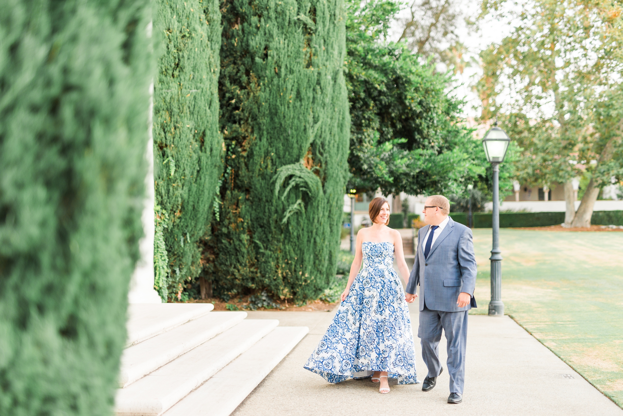 Wedding Photographer in Los Angeles | Romantic & Elegant Photoshoot | Engagement dress idea 