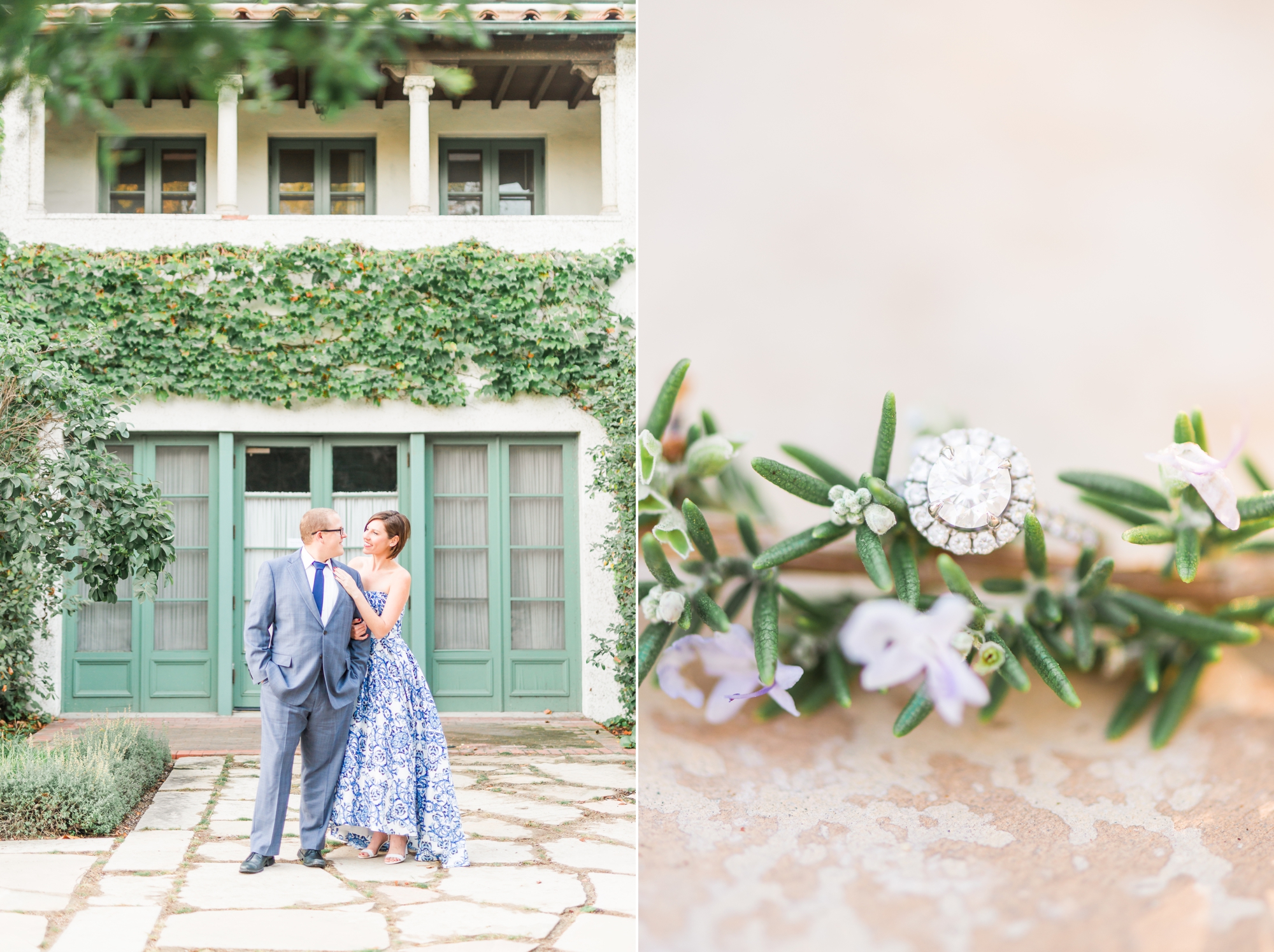 tuscan inspired engagement photos in los angeles 