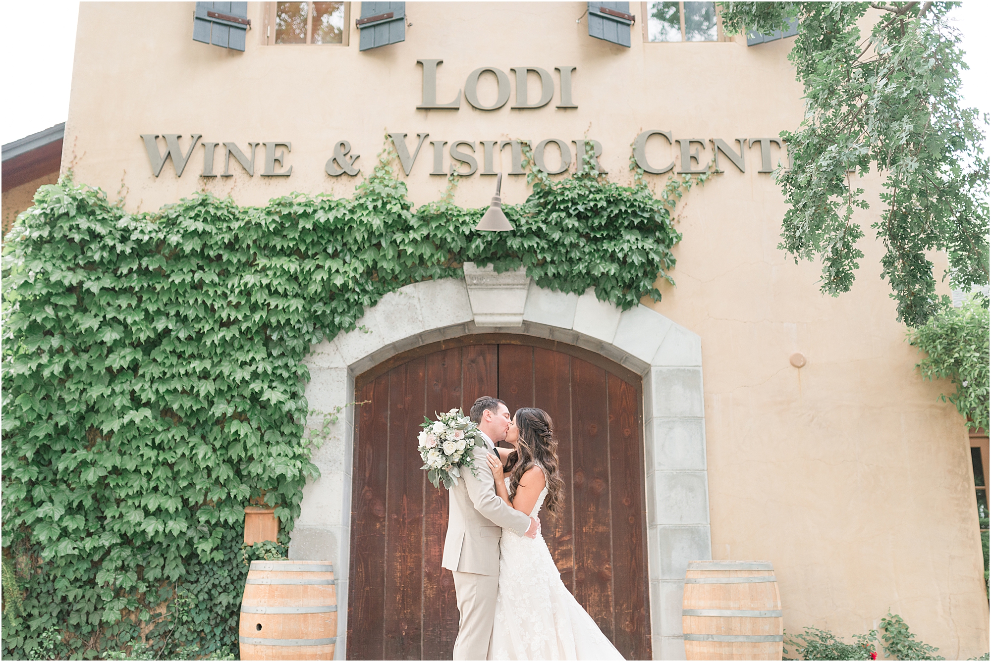 Bridal bouquet lodi wedding venue wine and roses 