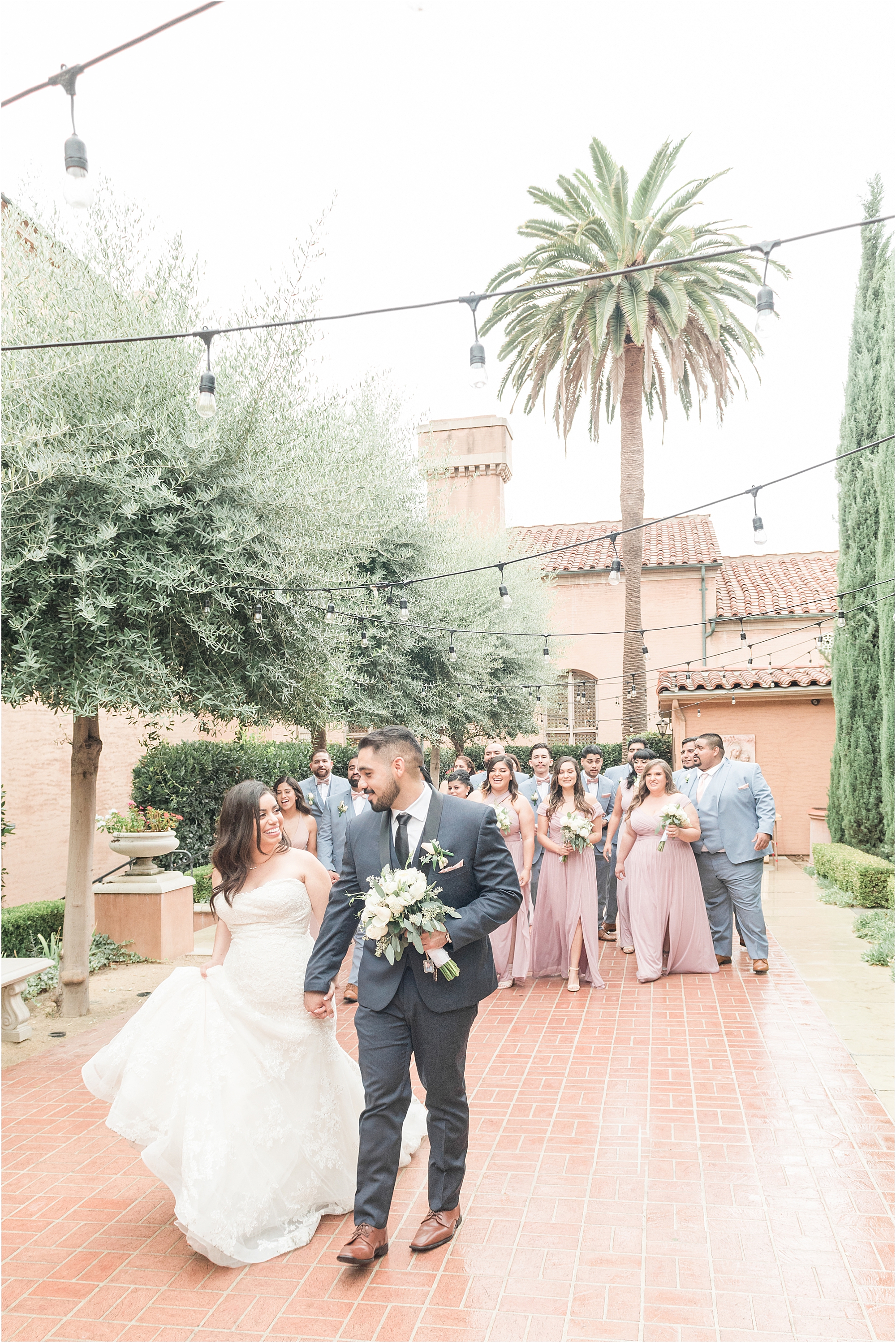 Rainy Wedding Day St Andrews Catholic Church Wedding | Pasadena Wedding Photographer
