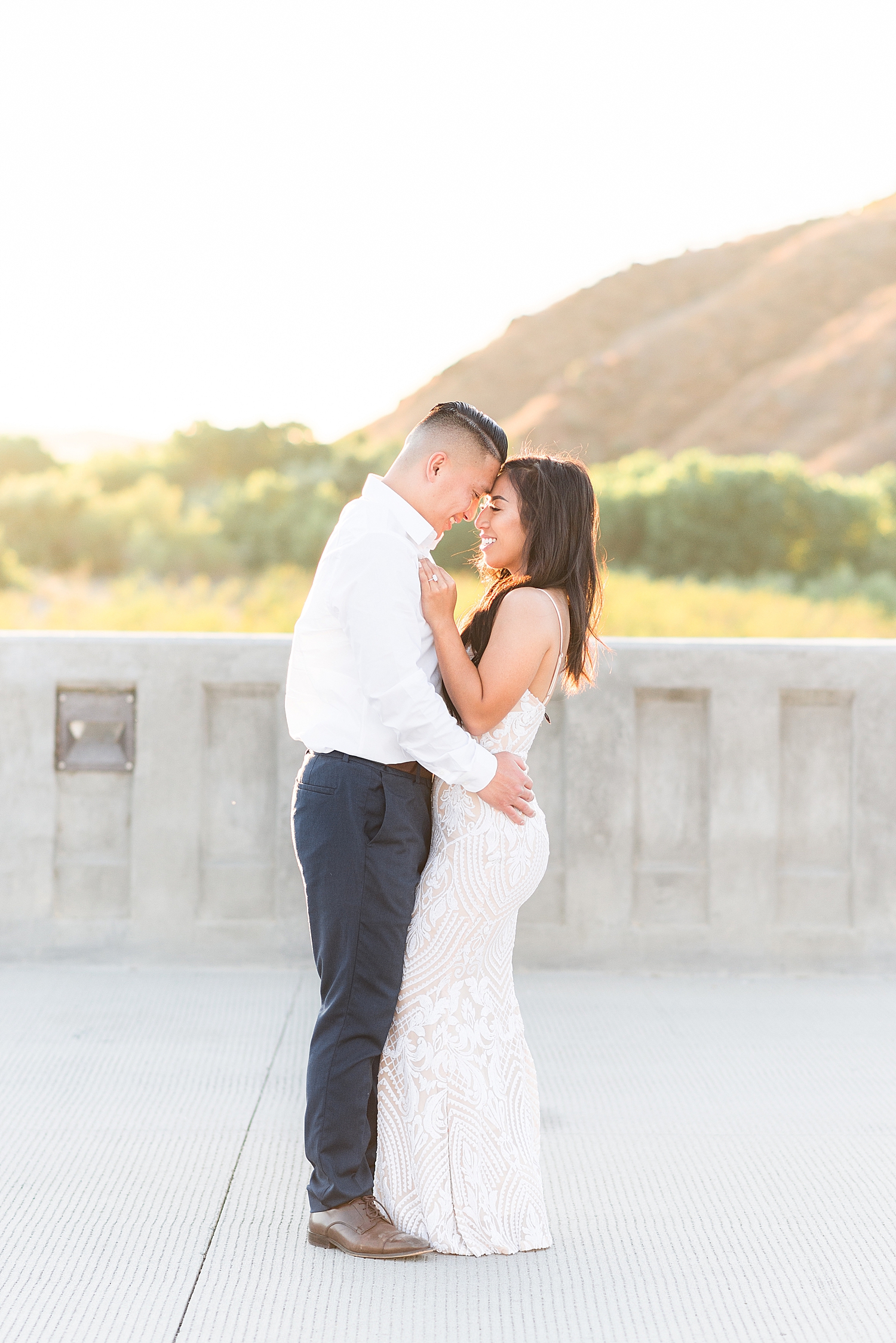 Temecula Engagement Session at sunset with scenic views 