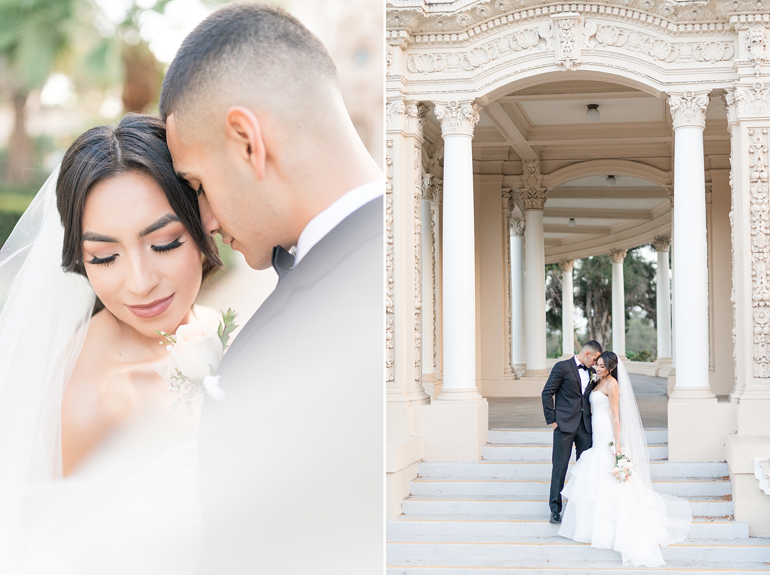 Romantic Balboa Park Wedding / Elegant Wedding / San Diego Bride 
