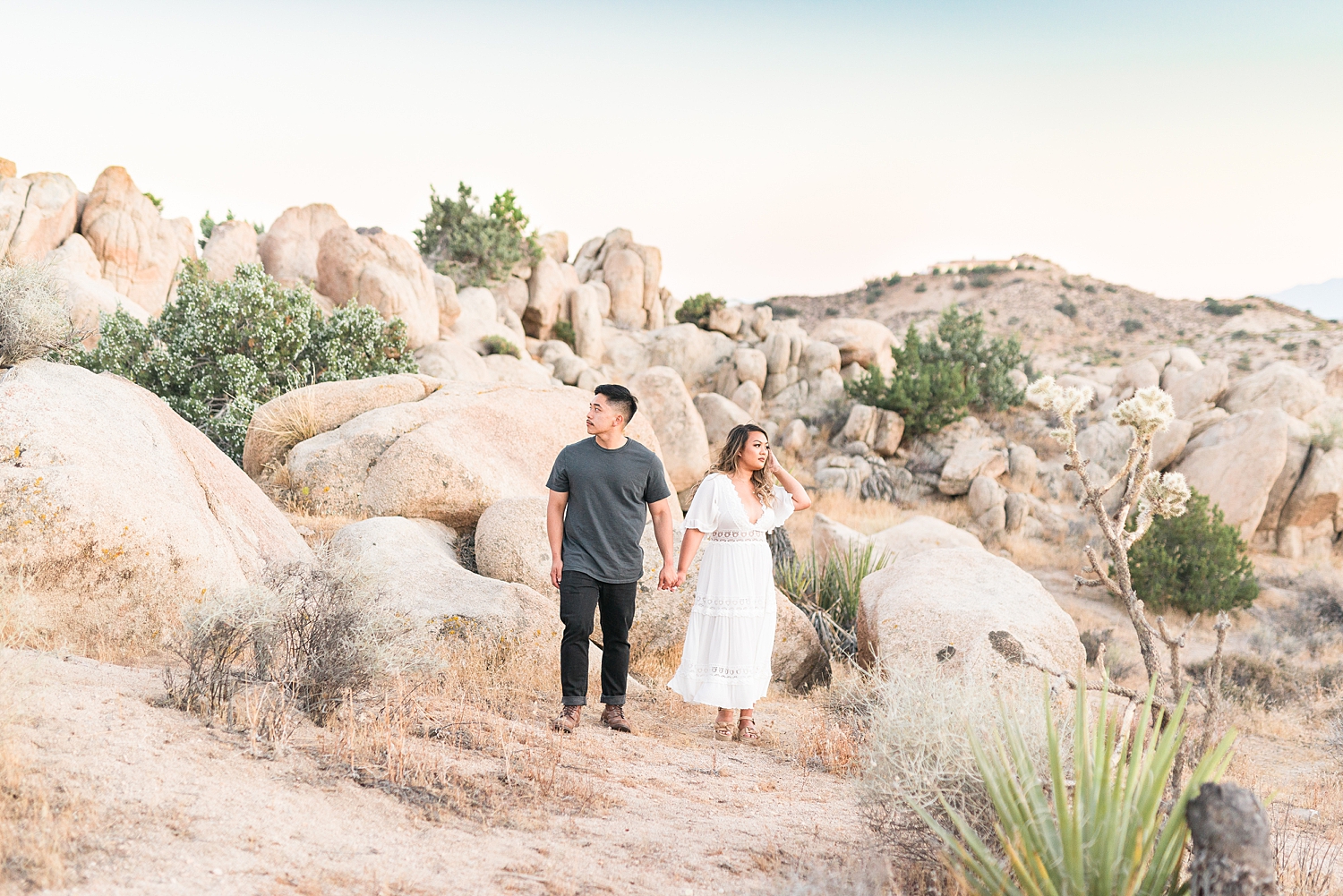 Joshua Tree, CA Romantic Boho Engagement Session-300.jpg Joshua Tree, CA Engagement Session