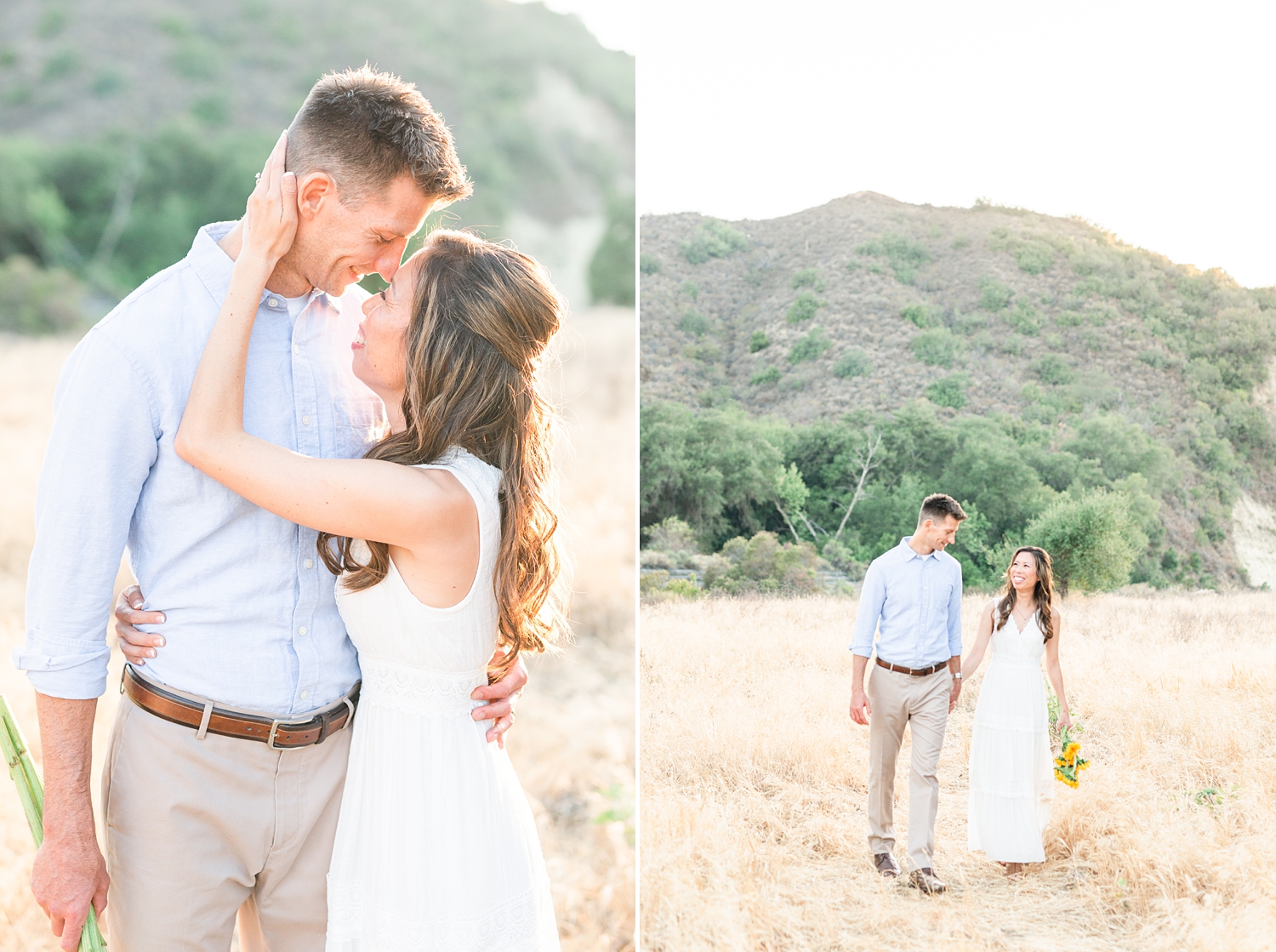Caspers Regional Park Engagement Dreamy and Romantic couple photos