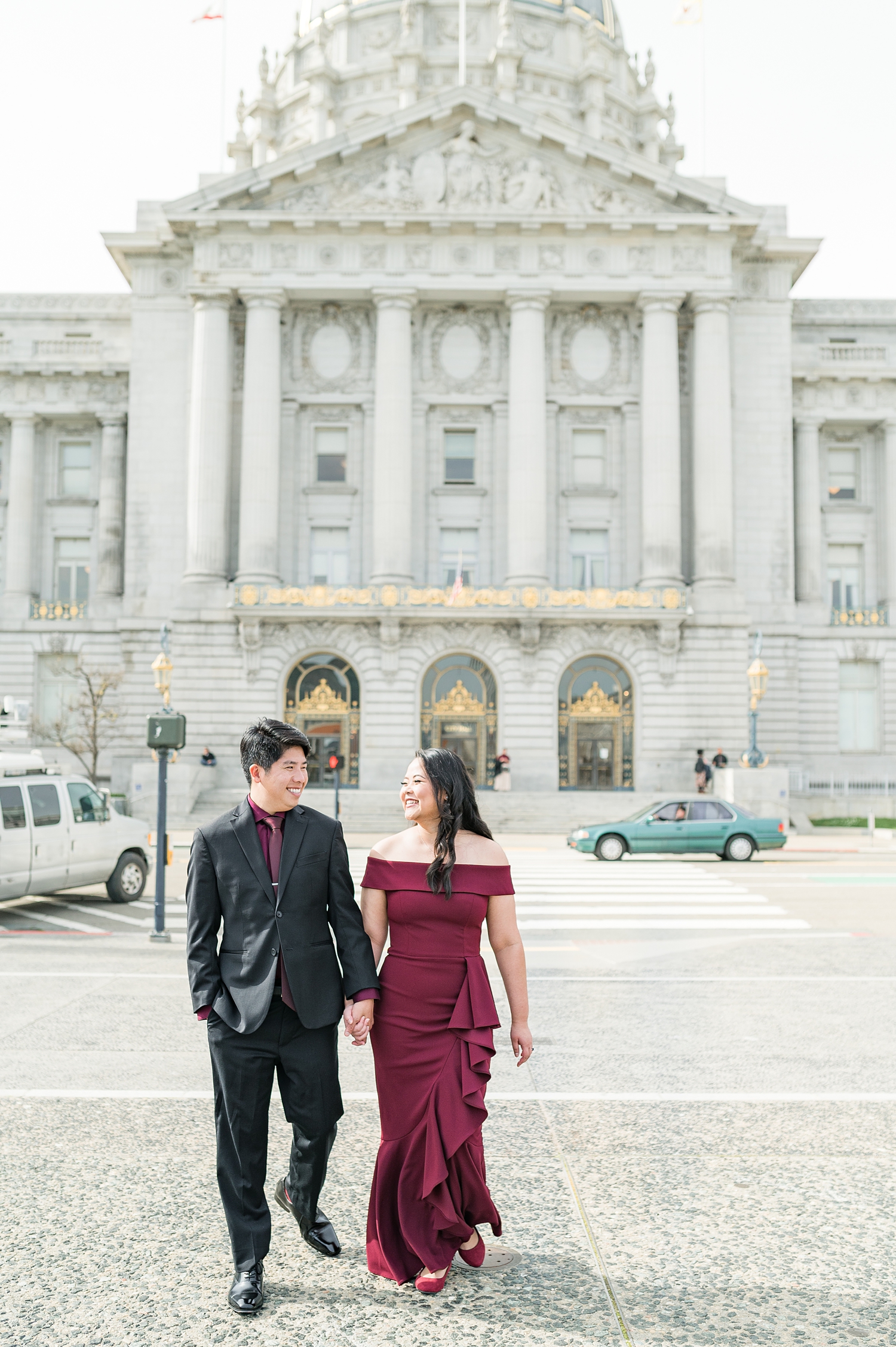 San Francisco City Hall Engagement | Golden Gate Bridge | Wedding Photographer-174.jpg