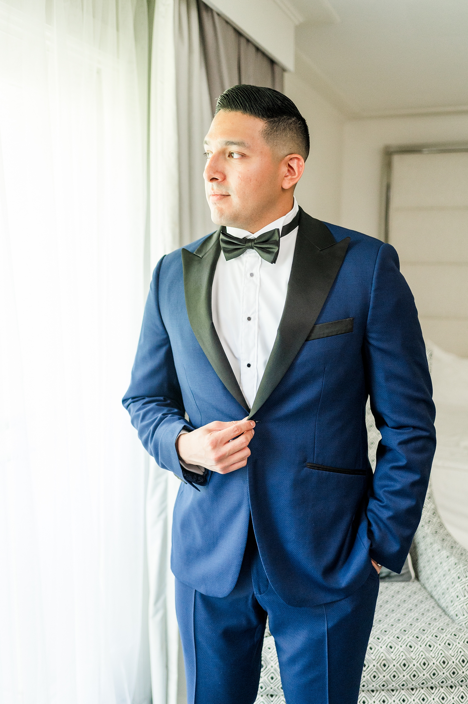 Burbank Wedding Photographer | Castaway | Los Angeles Wedding | Dusty blue and black tie | Nataly Hernandez Photography-32.jpg