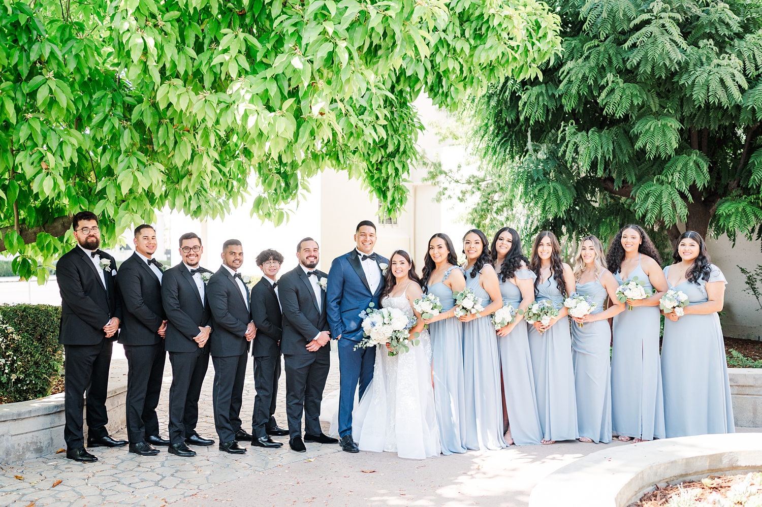 Burbank Wedding Photographer | Castaway | Los Angeles Wedding | Dusty blue and black tie | Nataly Hernandez Photography-75.jpg
