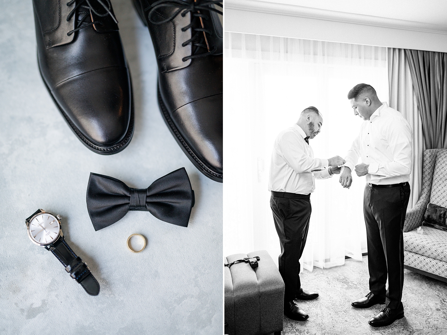 Burbank Wedding Photographer | Castaway | Los Angeles Wedding | Dusty blue and black tie | Nataly Hernandez Photography-8.jpg