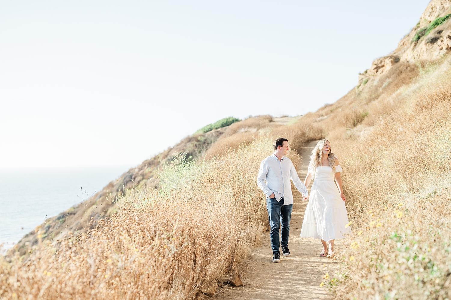 Nataly Hernandez Photography | Palos Verdes Estates Engagement Session | Romantic | Beach | Sunset | Film | Editorial | Fine Art Wedding Photographer -35.jpg