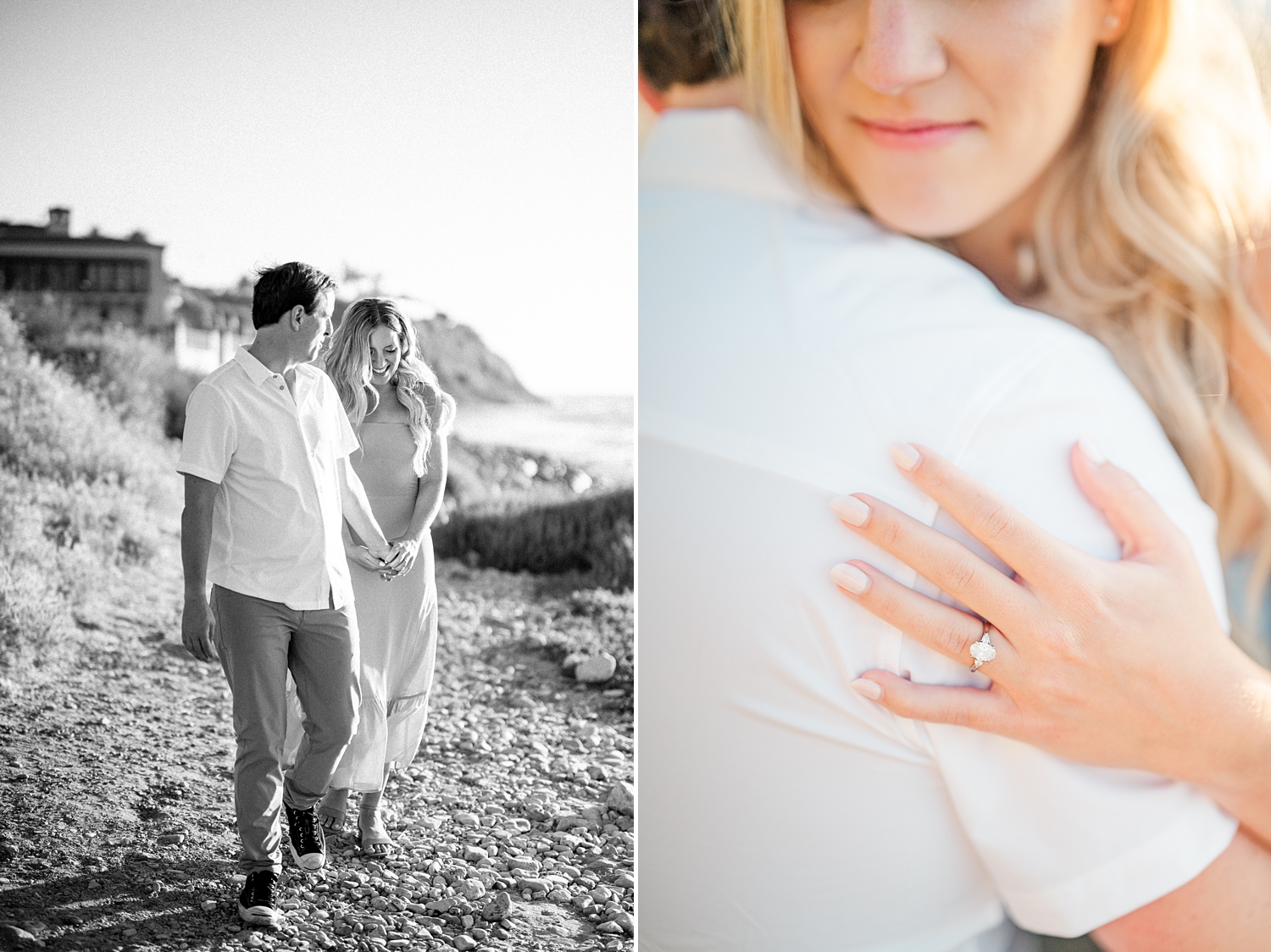 Nataly Hernandez Photography | Palos Verdes Estates Engagement Session | Romantic | Beach | Sunset | Film | Editorial | Fine Art Wedding Photographer -54.jpg