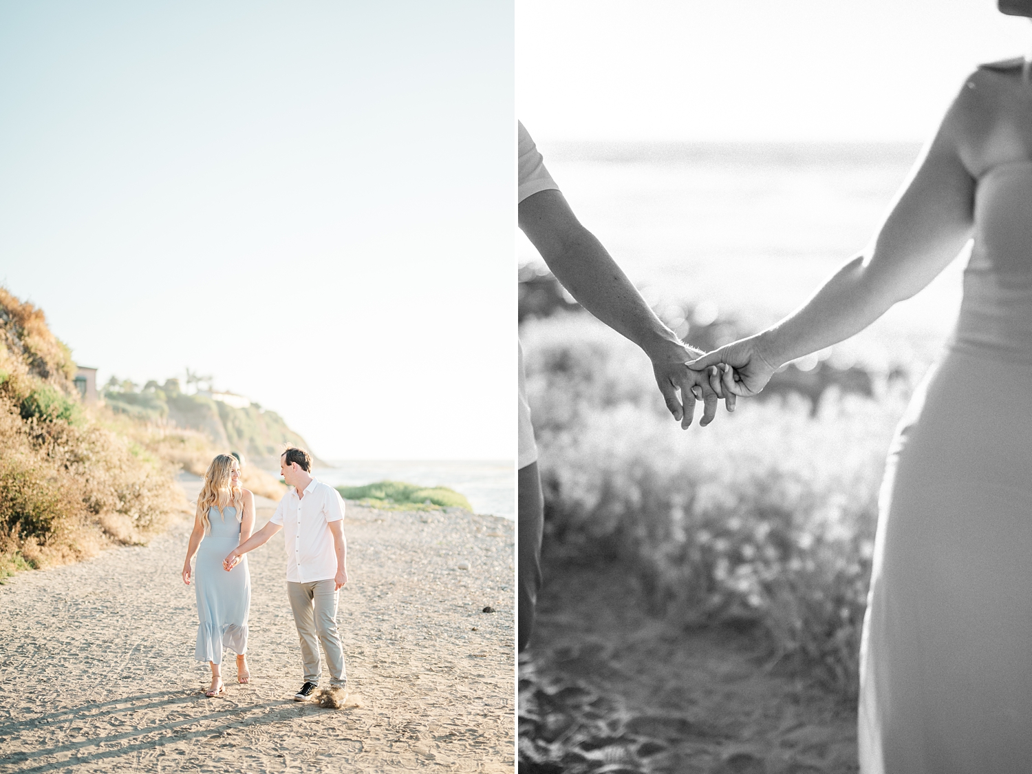 Nataly Hernandez Photography | Palos Verdes Estates Engagement Session | Romantic | Beach | Sunset | Film | Editorial | Fine Art Wedding Photographer -56.jpg