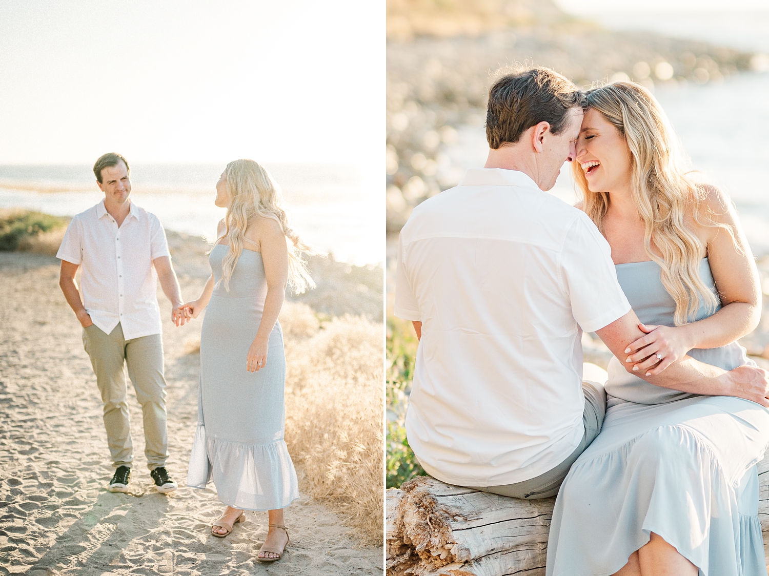 Nataly Hernandez Photography | Palos Verdes Estates Engagement Session | Romantic | Beach | Sunset | Film | Editorial | Fine Art Wedding Photographer -59.jpg