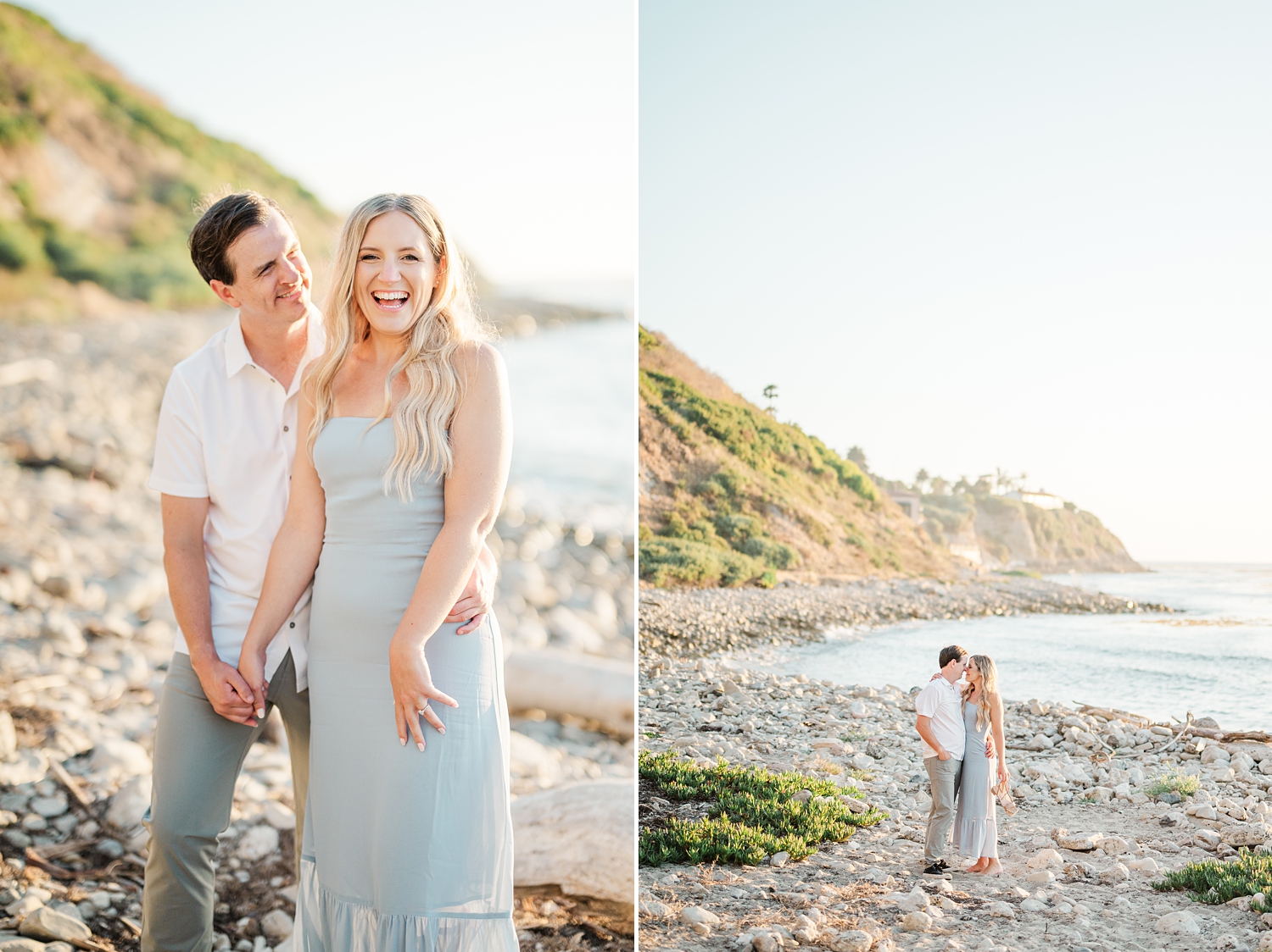 Nataly Hernandez Photography | Palos Verdes Estates Engagement Session | Romantic | Beach | Sunset | Film | Editorial | Fine Art Wedding Photographer -64.jpg