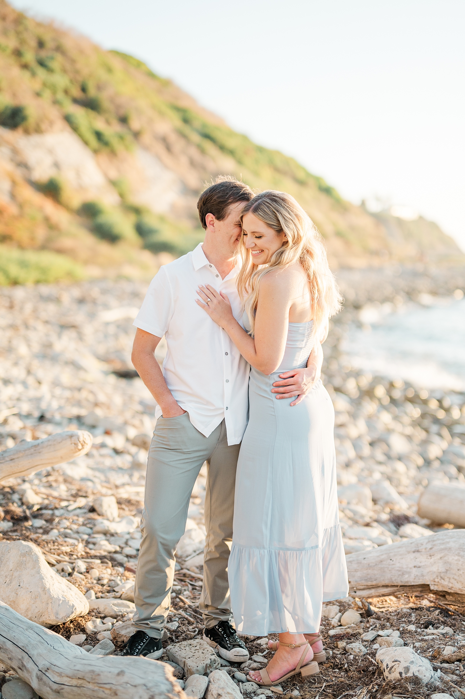 Nataly Hernandez Photography | Palos Verdes Estates Engagement Session | Romantic | Beach | Sunset | Film | Editorial | Fine Art Wedding Photographer -69.jpg