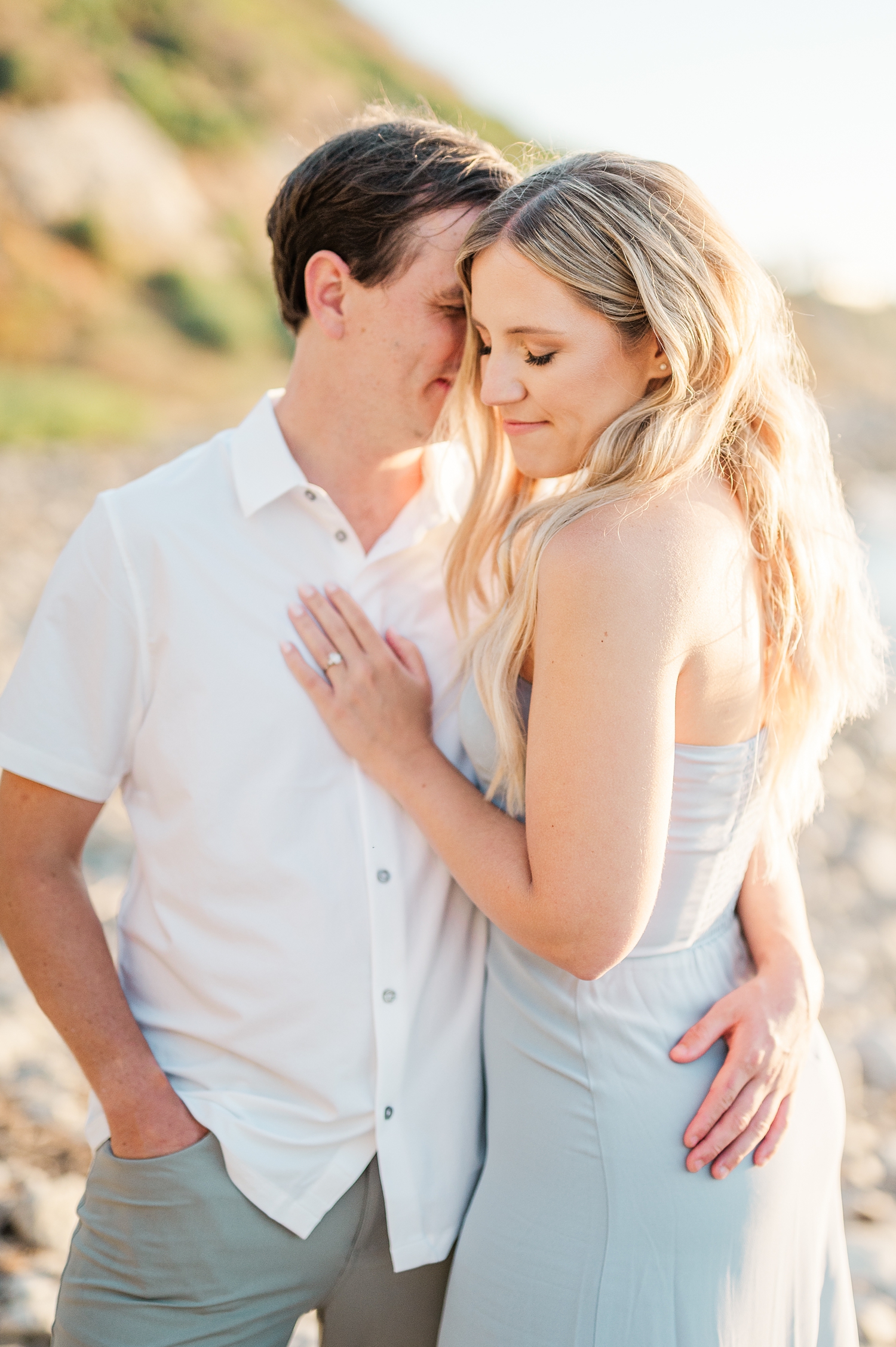 Nataly Hernandez Photography | Palos Verdes Estates Engagement Session | Romantic | Beach | Sunset | Film | Editorial | Fine Art Wedding Photographer -70.jpg