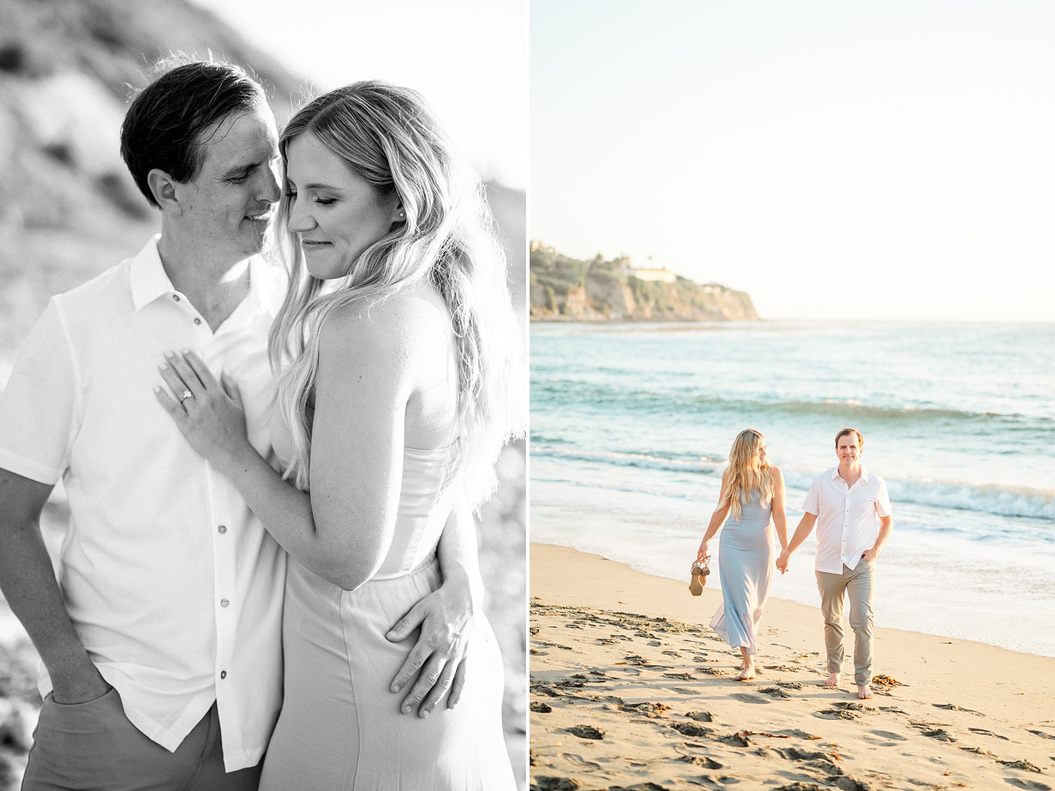 Nataly Hernandez Photography | Palos Verdes Estates Engagement Session | Romantic | Beach | Sunset | Film | Editorial | Fine Art Wedding Photographer -71.jpg