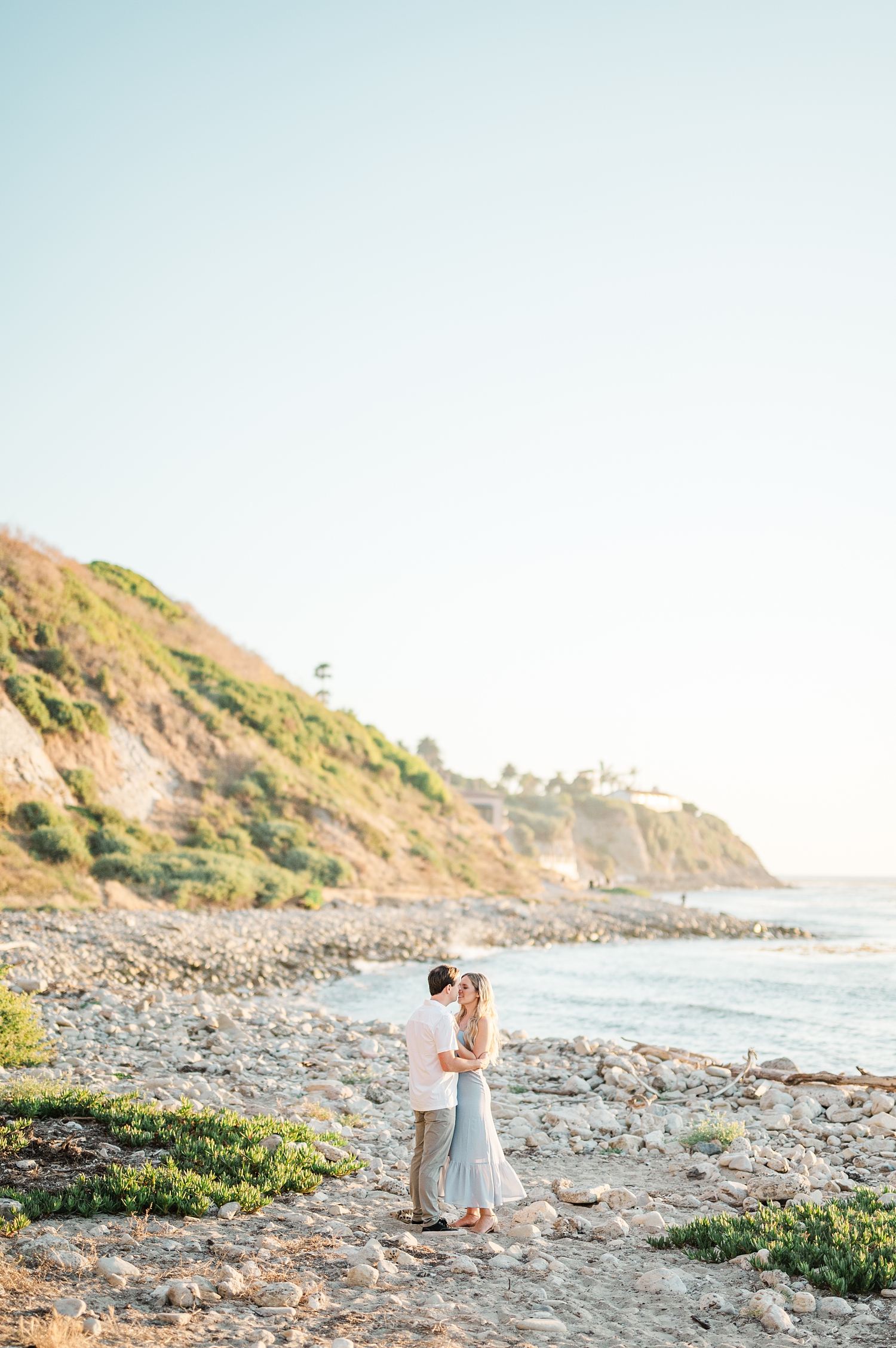 Nataly Hernandez Photography | Palos Verdes Estates Engagement Session | Romantic | Beach | Sunset | Film | Editorial | Fine Art Wedding Photographer -74.jpg