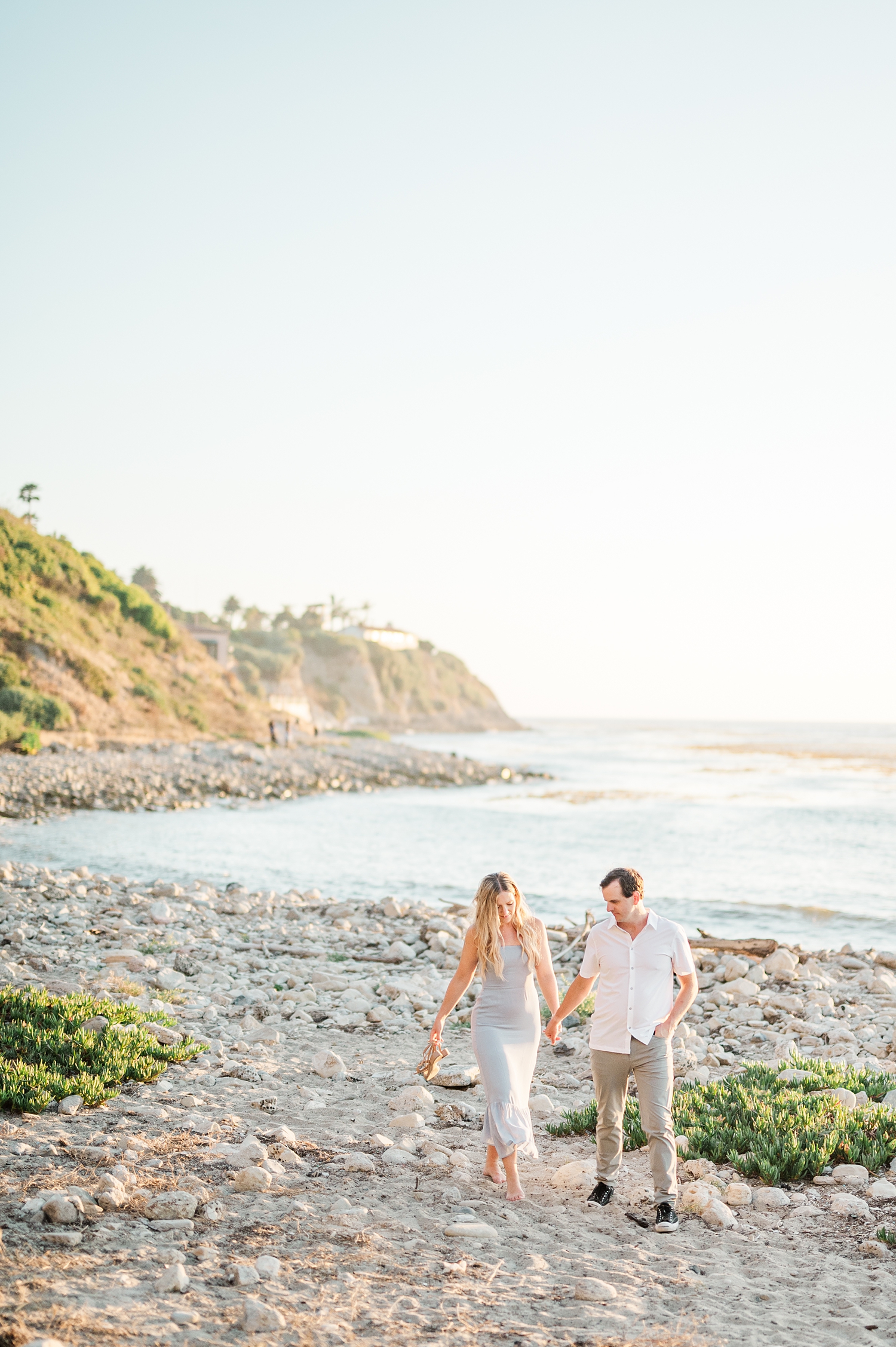 Nataly Hernandez Photography | Palos Verdes Estates Engagement Session | Romantic | Beach | Sunset | Film | Editorial | Fine Art Wedding Photographer -76.jpg