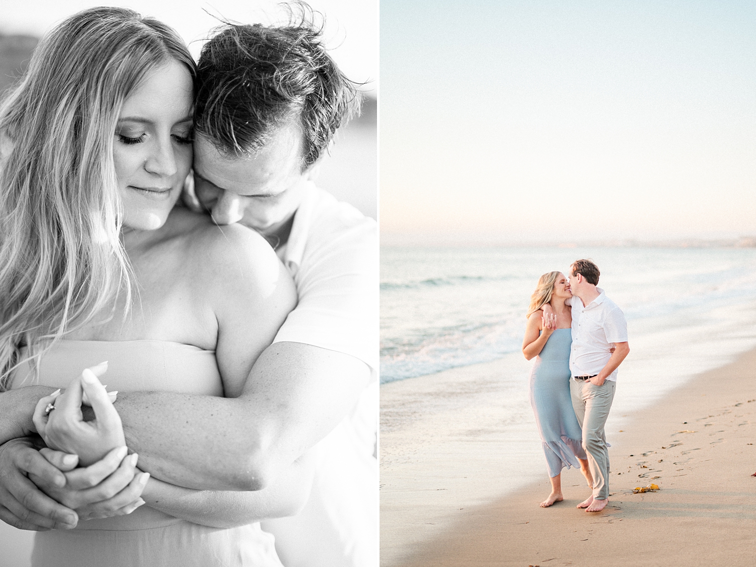 Nataly Hernandez Photography | Palos Verdes Estates Engagement Session | Romantic | Beach | Sunset | Film | Editorial | Fine Art Wedding Photographer -85.jpg