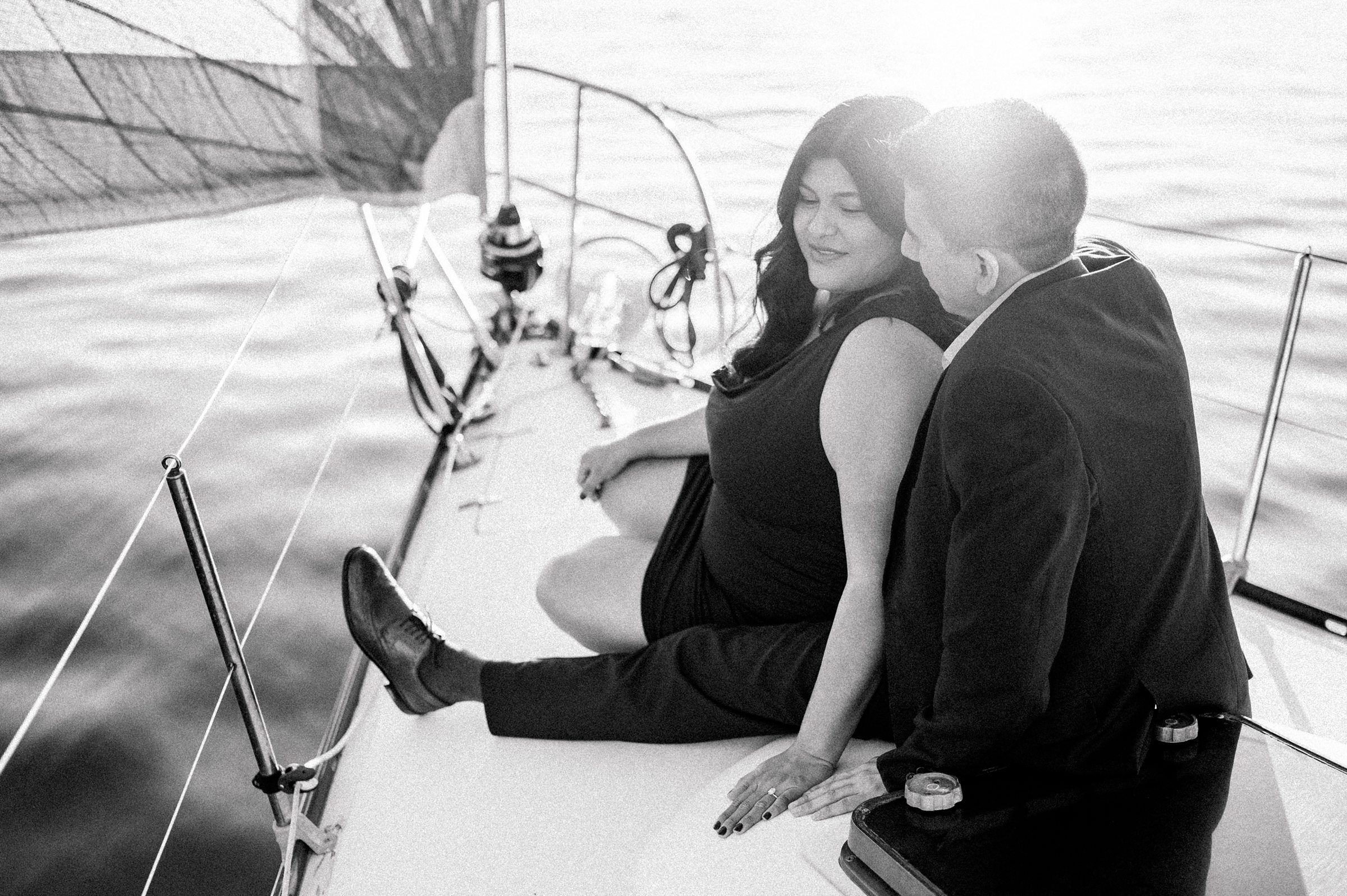 sailboat engagement photos 