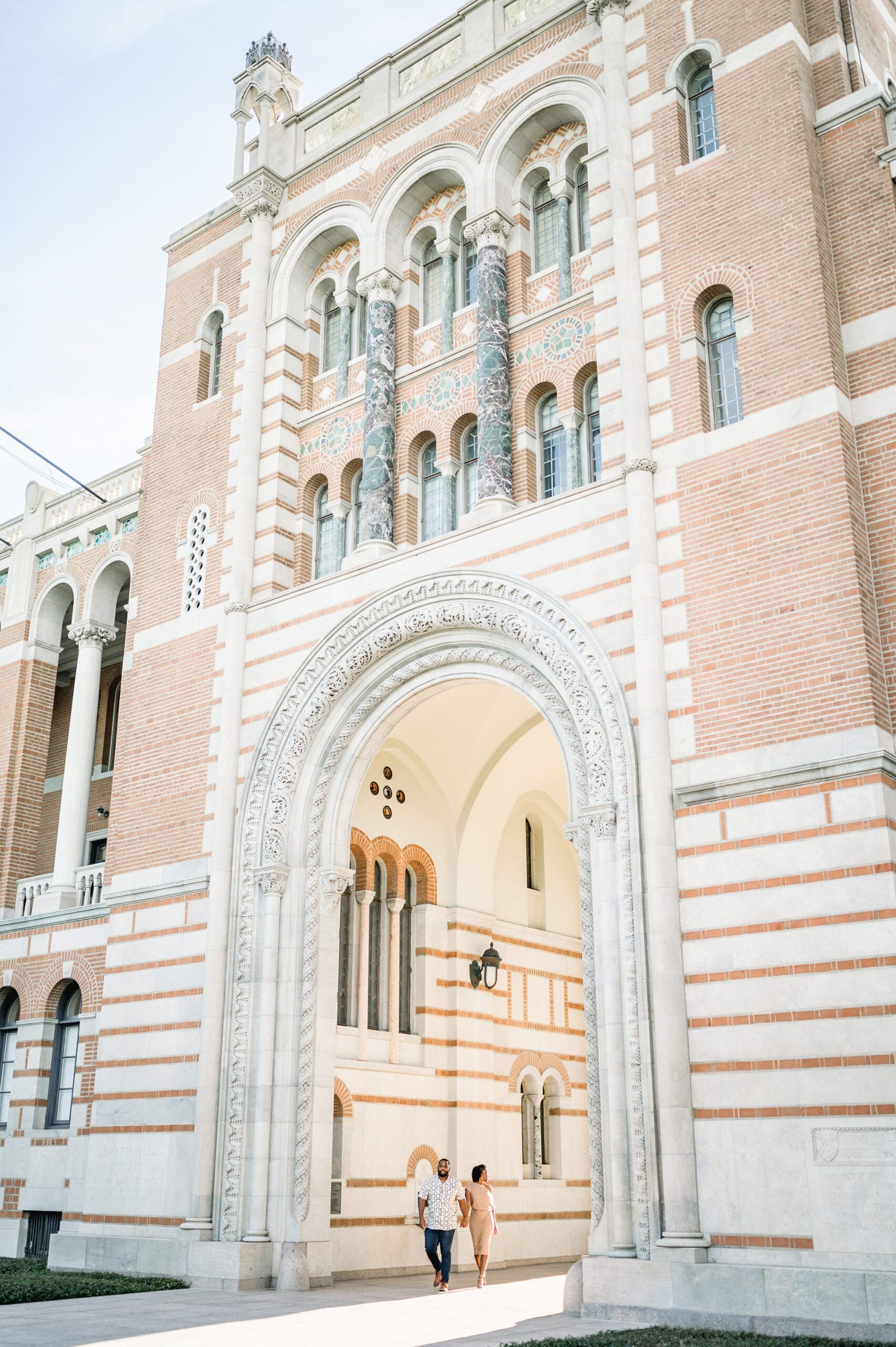 Rice university engagement photos