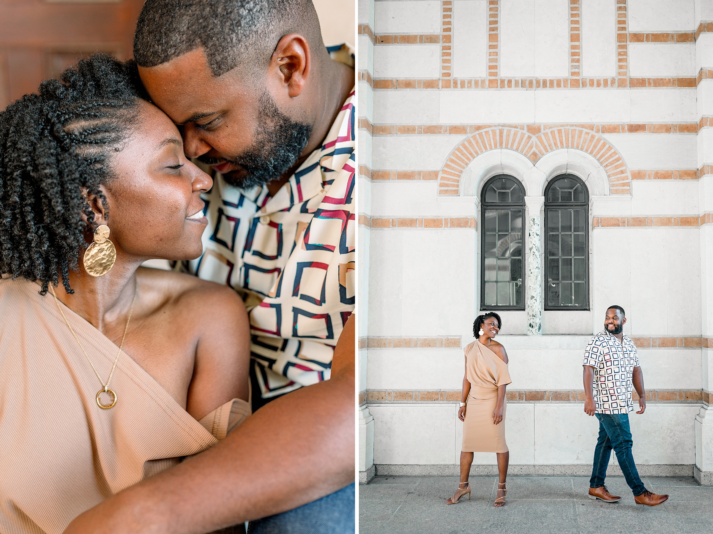 Rice university engagement photos