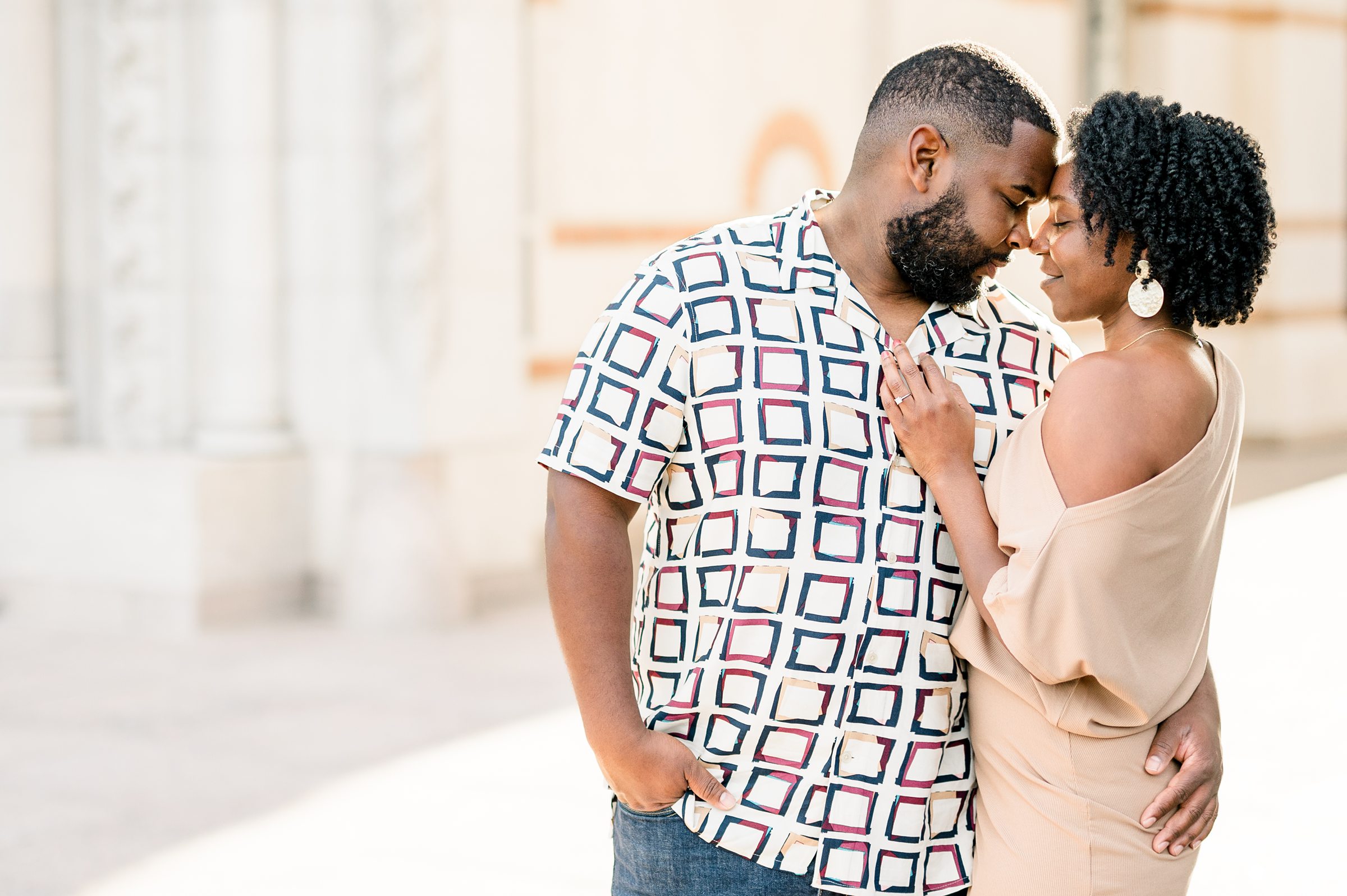 Rice university engagement photos