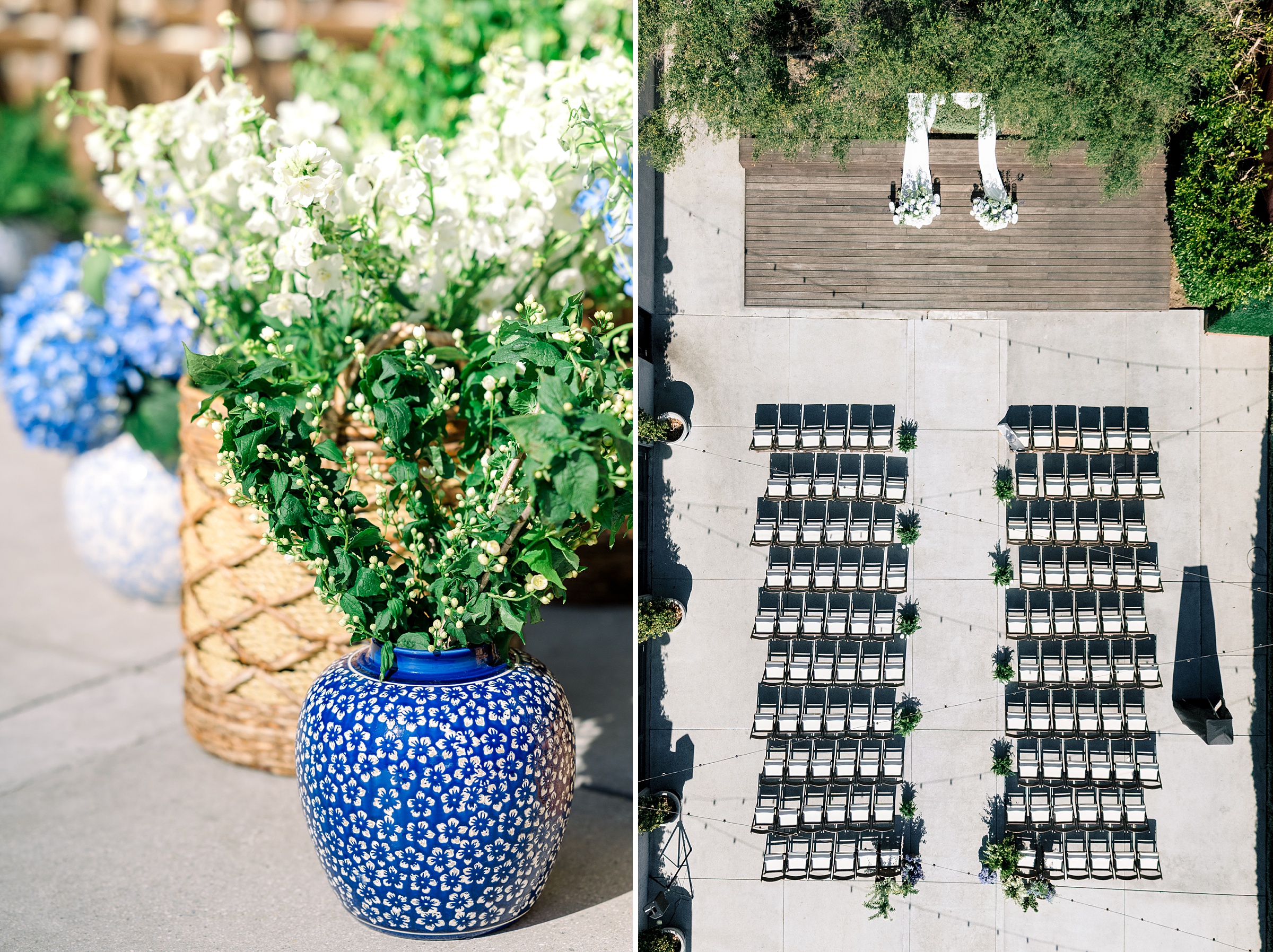 The Harper | Spring Wedding | blue and white wedding